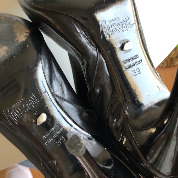 Jerome C. Rousseau VINTAGE Leather Stiletto Bootie - Picture 8 of 12